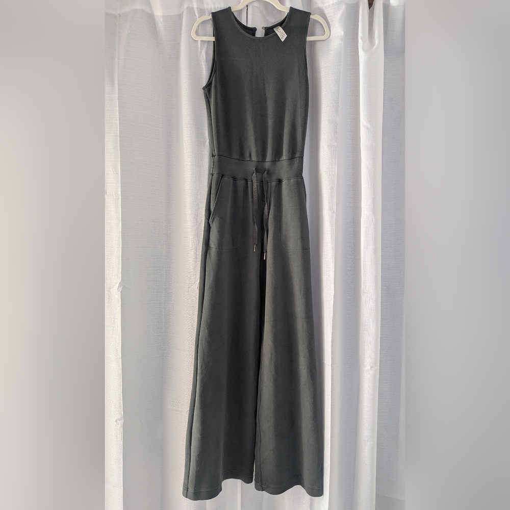 Spanx Jumpsuit Sleeveless Gray/Blue XS Tall